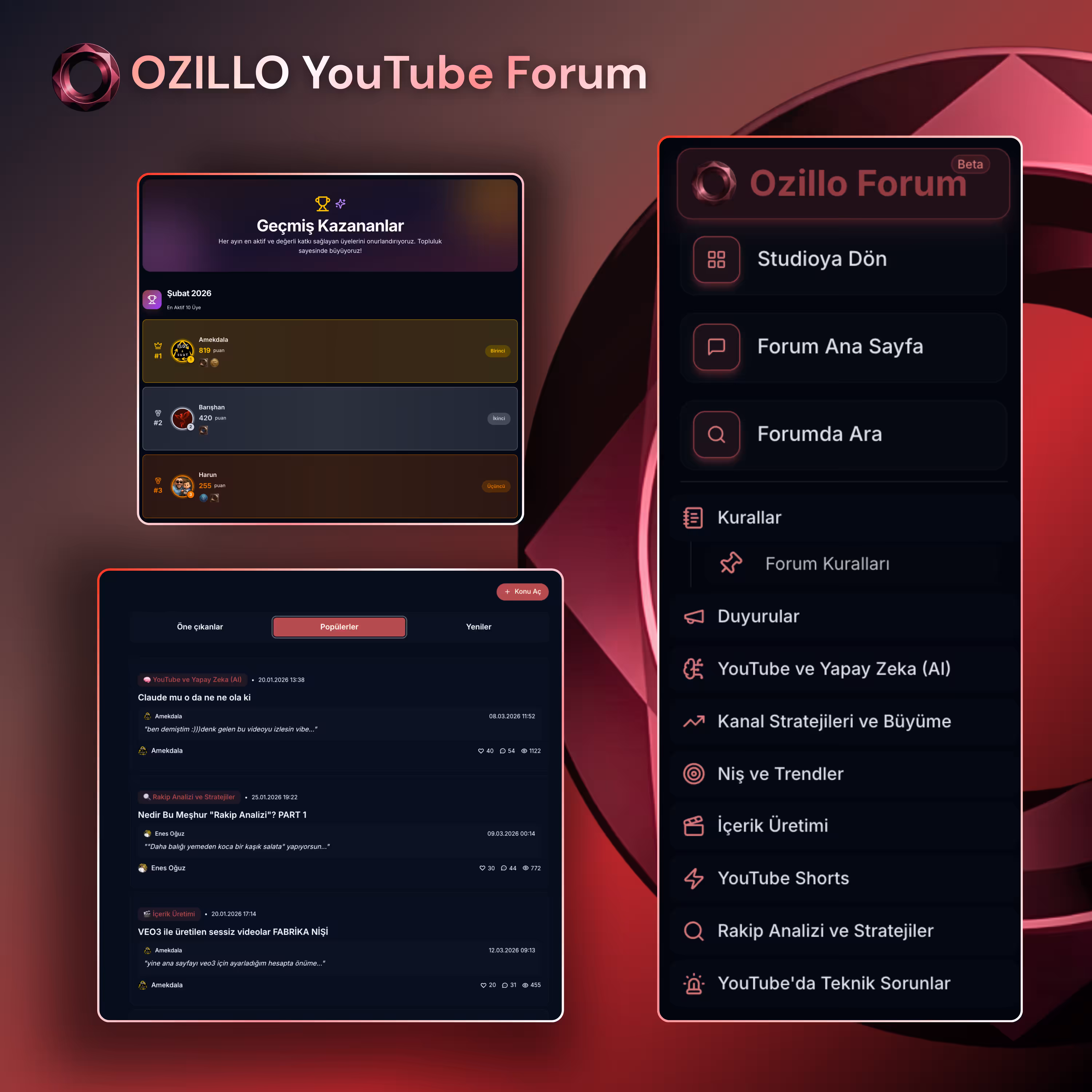 Ozillo Studio topluluk ve uzman içerikleri